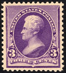3c Andrew Jackson single, 1890. Creator: Unknown