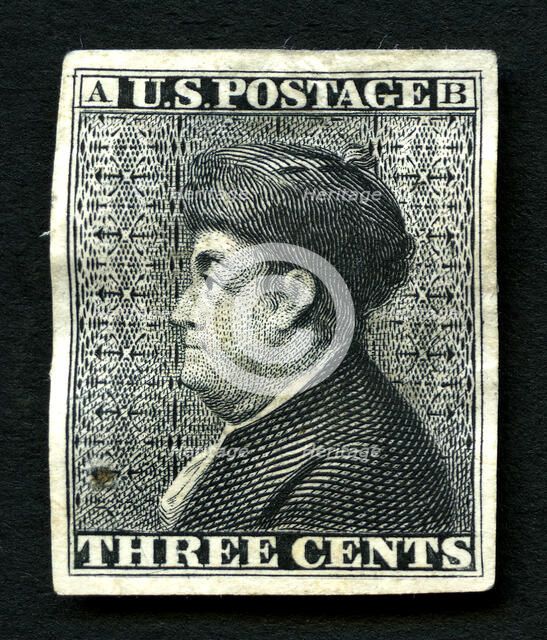 3c Franklin essay, 1851. Creator: Unknown.