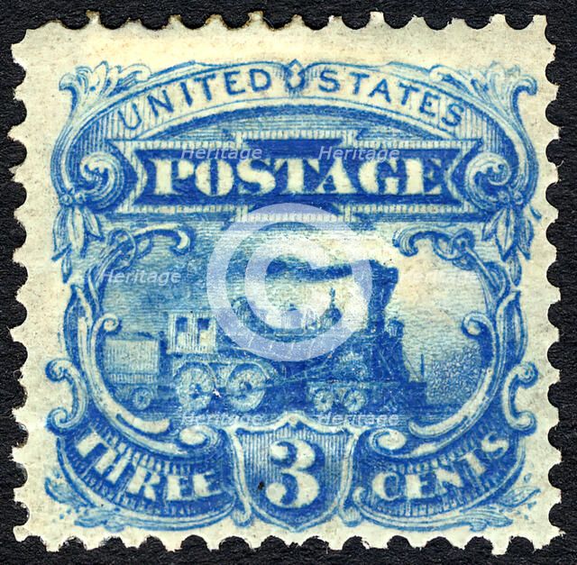 3c Steam Locomotive essay, 1869. Creator: Unknown.