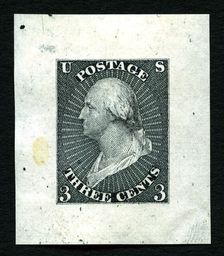 3c Washington essay, 1851. Creator: Unknown