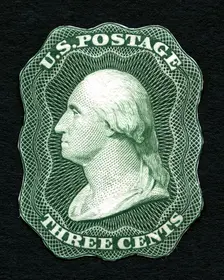 3c Washington essay, 1851. Creator: Unknown