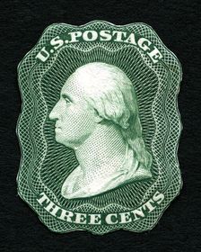 3c Washington essay, 1851. Creator: Unknown