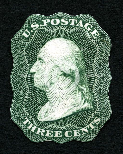 3c Washington essay, 1851. Creator: Unknown.