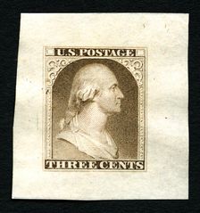 3c Washington essay, 1851. Creator: Unknown