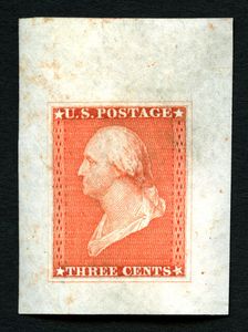 3c Washington essay, 1851. Creator: Unknown