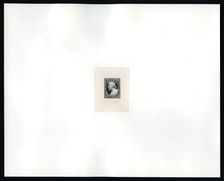 3c Washington essay large die proof, 1851. Creator: Michael Bean