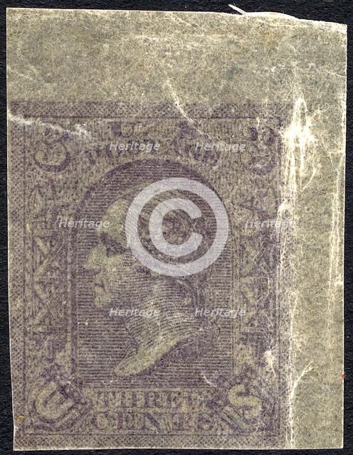 3c Washington Lowenberg essay, 1867. Creator: Unknown.