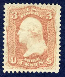 3c Washington single, 1861. Creator: National Bank Note Company