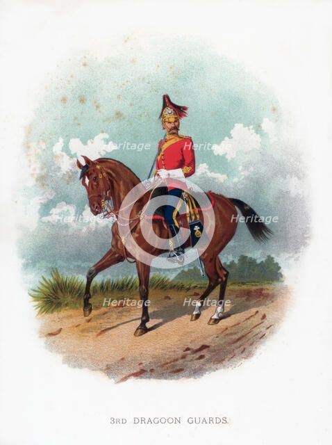 '3rd Dragoon Guards', 1888. Artist: Unknown