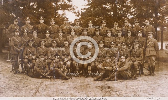 3rd London Rifle Brigade, Blackdowne, 1917. Artist: Anon