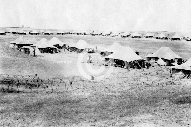 1/5 RWR battalion camp, Samarra, Mesopotamia, 1918. Artist: Unknown