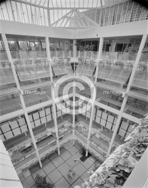 1 Finsbury Avenue, Broadgate, City of London, 03/09/1984. Creator: John Laing plc.