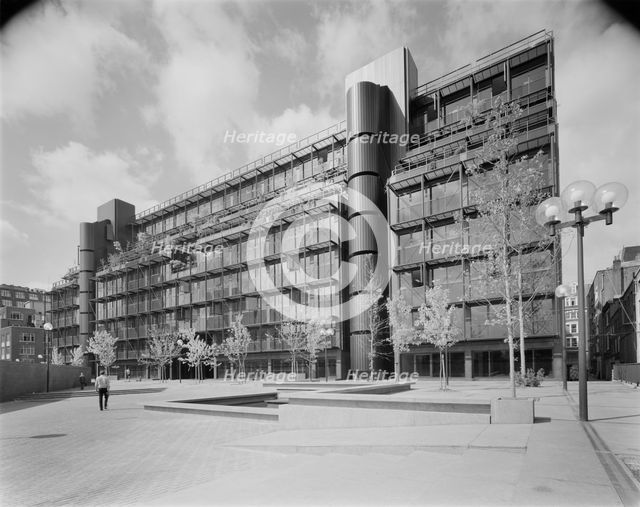1 Finsbury Avenue, Broadgate, City of London, 03/09/1984. Creator: John Laing plc.