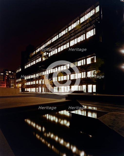 1 Finsbury Avenue, Broadgate, City of London, 03/09/1984. Creator: John Laing plc.