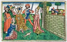 1 Kings 3:16-28: the Judgement of Solomon. Creator: Unknown