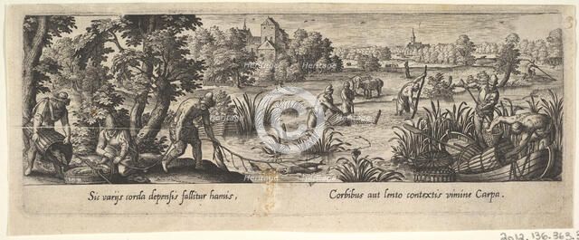 1 of 8 plates on Hunting and Fishing. Creator: Unknown.