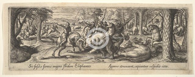 1 of 8 plates on Hunting and Fishing. Creator: Unknown.