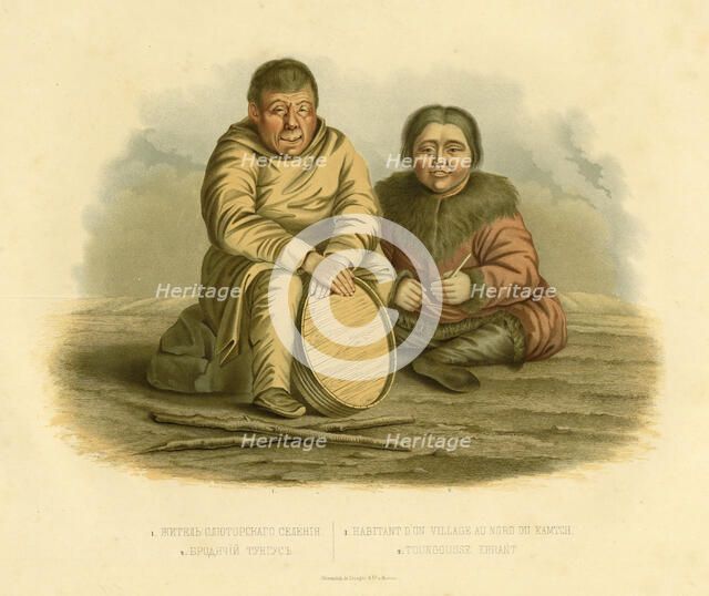 1. Resident of the Settlement of Oliutorskii 2. Tungus Vagrant, 1856. Creator: Ivan Dem'ianovich Bulychev.