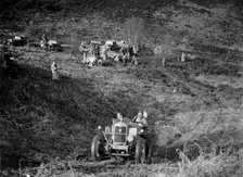 1089 cc Riley taking part in a motoring trial, late 1930s. Artist: Bill Brunell