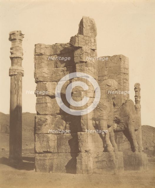 (10) [Gate of all Nations, Persepolis, Fars], 1840s-60s. Creator: Luigi Pesce.