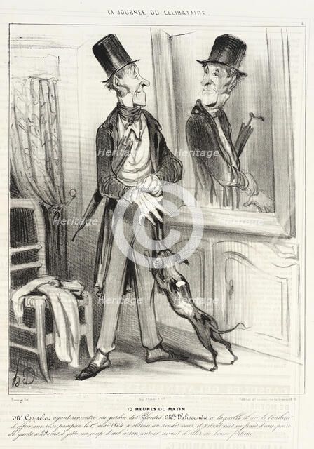 10 heures du matin, 1839. Creator: Honore Daumier.