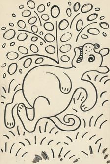 10. The Tale of the Dog and the Cat, around 1928. Creator: Josef Capek