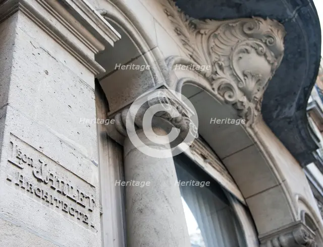 100 Avenue Albert, Brussels, Belgium, (c1910),  c2014-c2017. Artist: Alan John Ainsworth.