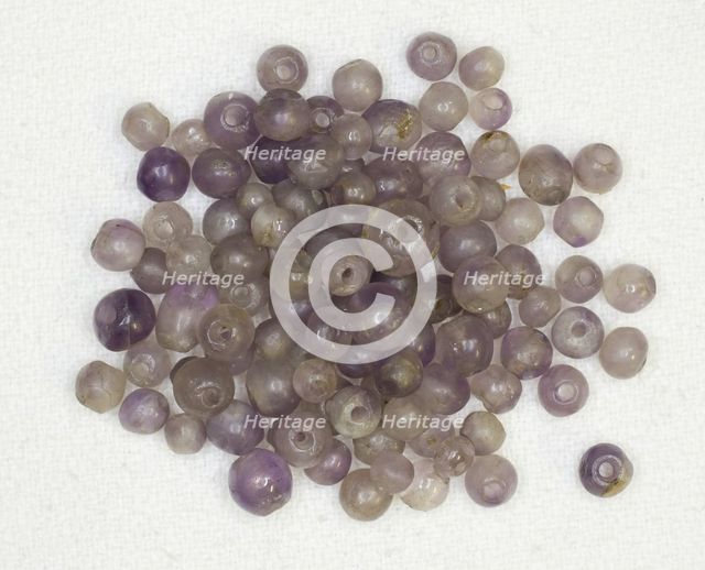 102 Beads, Egypt, Middle Kingdom, Dynasty 12 (about 1985-1773 BCE). Creator: Unknown.