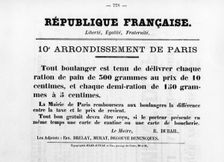 10th Arrondissement de Paris, from French Political posters of the Paris Commune, May 1871