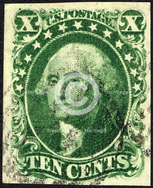10c Washington single, 1855. Creator: Unknown.