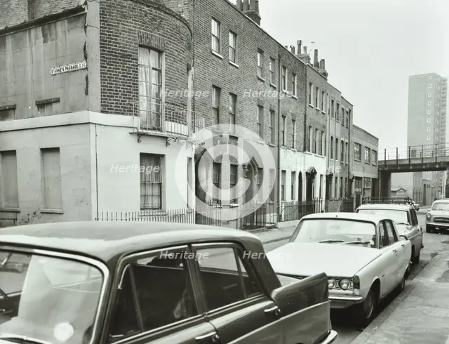 11-23 Newell Street, Stepney, London: front elevations, 1968. Creator: Unknown.