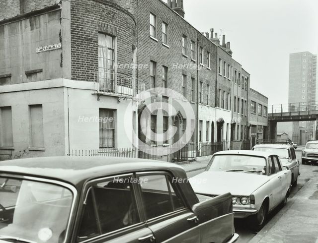 11-23 Newell Street, Stepney, London: front elevations, 1968. Creator: Unknown.