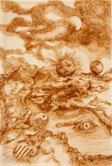 11:25 (Carma III), 1946. Creator: Frida Kahlo