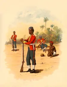 11th Bengal Native Infantry 1890. Creator: Godfrey Douglas Giles