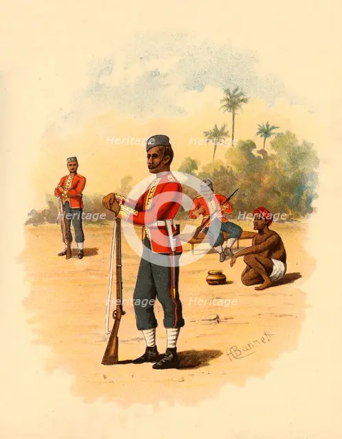 '11th Bengal Native Infantry', 1890. Creator: Godfrey Douglas Giles.