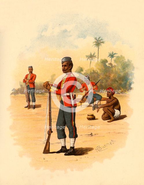 '11th Bengal Native Infantry', 1890. Creator: Godfrey Douglas Giles.