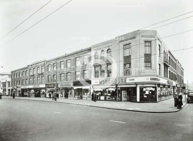 128-138 High Road, Ilford, Redbridge, London: front elevations, 1955. Creator: Unknown.