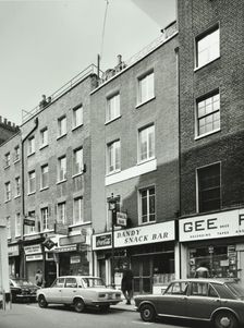 12-105 Little Newport Street, Westminster LB, London: front elevations, 1975. Creator: Unknown