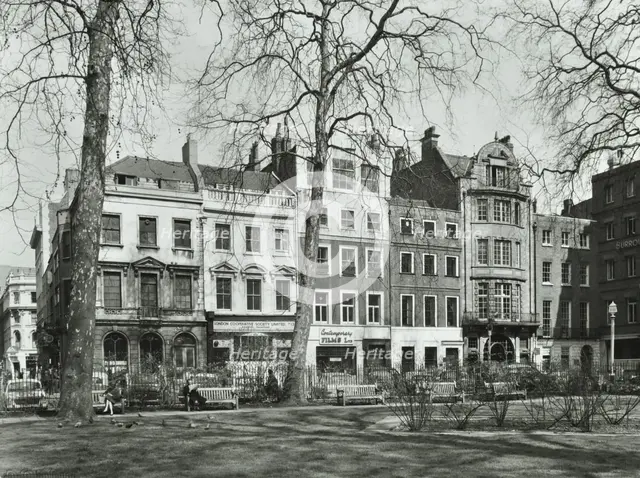 12-18 Soho Square, Westminster LB, London: front elevations, 1964. Creator: Unknown.