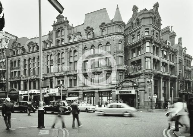 12-28 Shaftesbury Avenue, Westminster LB, London: looking to Piccadilly Circus, 1973. Creator: Unknown.