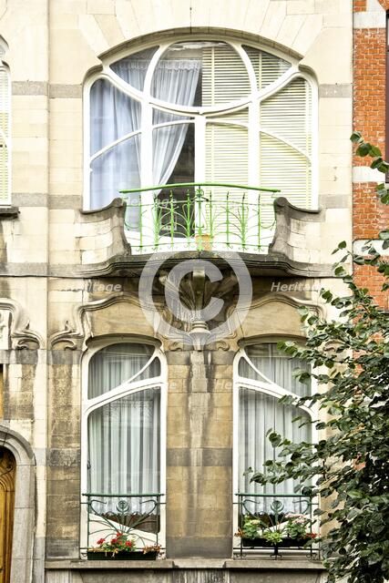 12 Avenue Jef Lambeaux, Brussels, Belgium, (1898), c2014-c2017. Artist: Alan John Ainsworth.