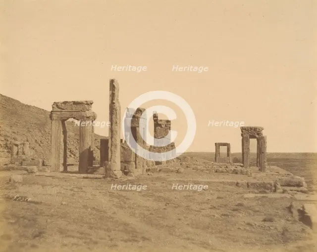 (12) [Persepolis, (W: before restoration), 1840s-60s. Creator: Luigi Pesce.