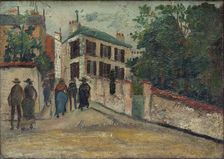 12 rue Cortot, Montmartre, 1921. Creator: Maurice Utrillo