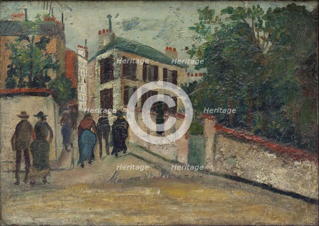 12 rue Cortot, Montmartre, 1921. Creator: Maurice Utrillo.
