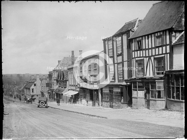121-123 High Street, Burford, West Oxfordshire, Oxfordshire, 1924. Creator: Katherine Jean Macfee.