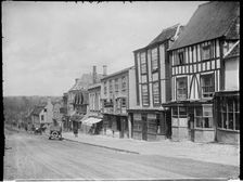 121-123 High Street, Burford, West Oxfordshire, Oxfordshire, 1924. Creator: Katherine Jean Macfee