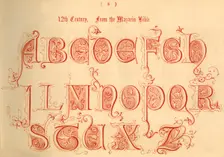 12th Century. From the Mazarin Bible 1862