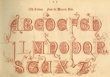 12th Century. From the Mazarin Bible 1862