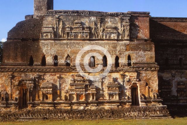 12th century Lankatilaka, Polonnaruwa, Sri Lanka. 20th century. Artist: CM Dixon.