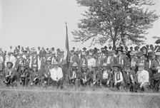 12th Pa. Volunteers [i.e., 72nd Pennsylvania Infantry] at Bloody Angle, 1913. Creator: Bain News Service